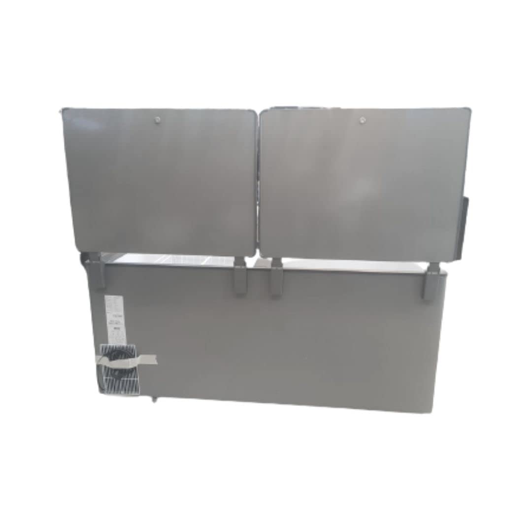 Voltas CF HT 500 DD P Double Door Deep Freezer cum chiller, 500 Liters, Convertible, GREY LATEST