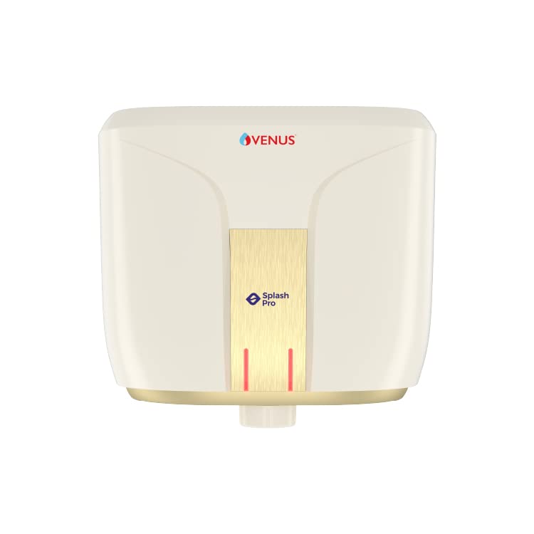 Venus Splash Pro Storage Water Heater (06 Litre, Ivory/Tuscan Gold)
