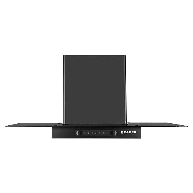 Faber 90cm Autoclean Chimney||Baffle Filter|| 1200 m3/hr|| 8Yr Motor Warranty||Italian Design - Made in India (HOOD MERCURY PRO IN HC SC BK BF 90, Touch & Gesture Control, Black)