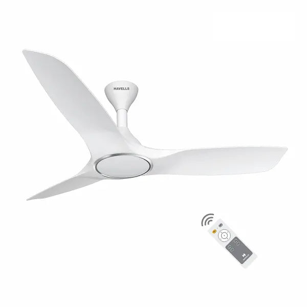 Havells Stealth Air " The most silent Fan 1200mm BLDC motor and Remote Controlled Pearl White