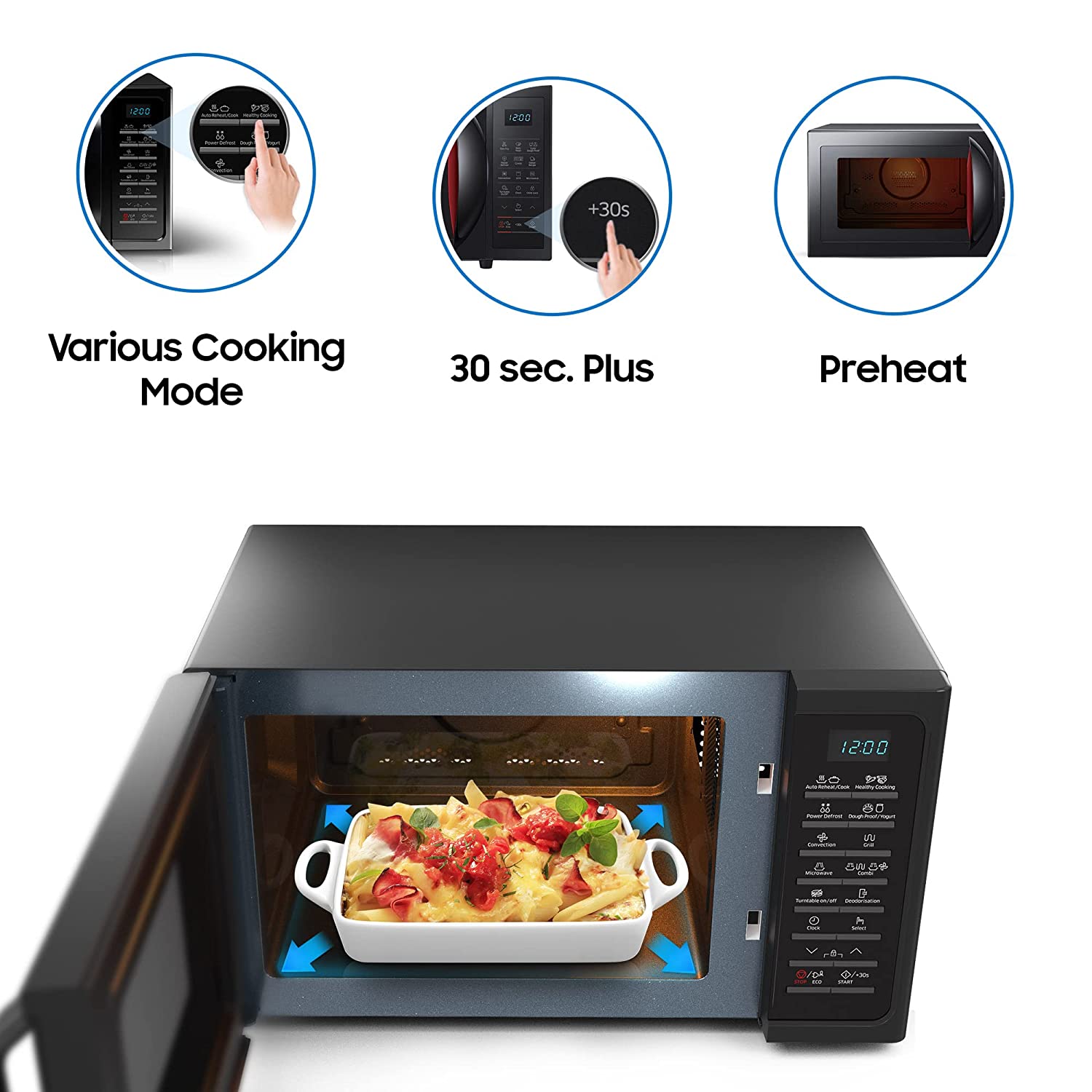 Samsung Microwave ‎MC28A5013AK/TL 28 Lt Black
