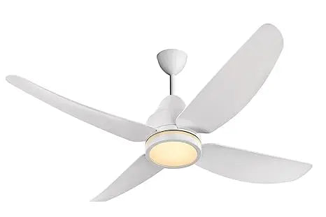 KUHL Luxus C4 Stylish BLDC Fan|Low Power 38W |High Air Flow|4 Aerodynamic ABS Blades|Low Noise|Night & Down Light |IoT Enabled |Operate Via Remote-Mobile-Alexa |Reverse Mode|5-Star Rated | White