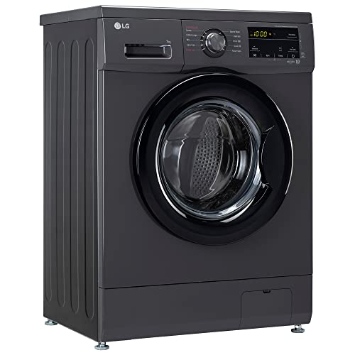 LG 7 Kg, 5 Star, Direct Drive Technology, Steam Wash, 6 Motion DD, Smart Diagnosis, Fully-Automatic Front Load Washing Machine (FHM1207SDM, Allergy Care, In-Built Heater, Touch Panel, Middle