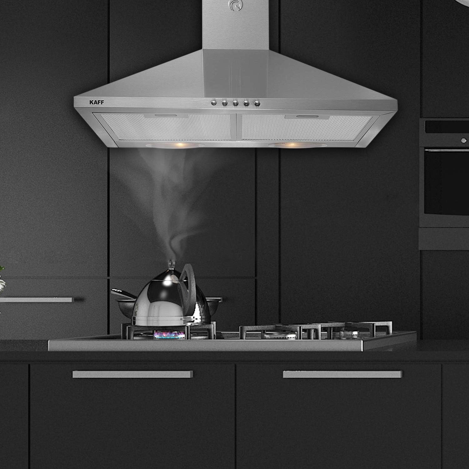 KAFF 60 cm 925 m3/h Chimney (META 60, Grey)