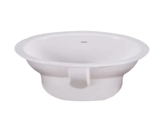 Cera S2030103 Oval Counter wash basin  560 x 400 x 205 mm Ivory Colour