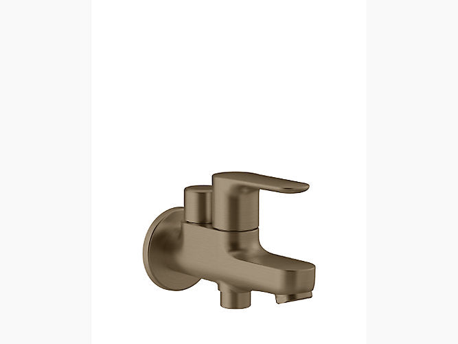 kohler K-16094IN-4-BV 2-way bib tap in brushed bronze