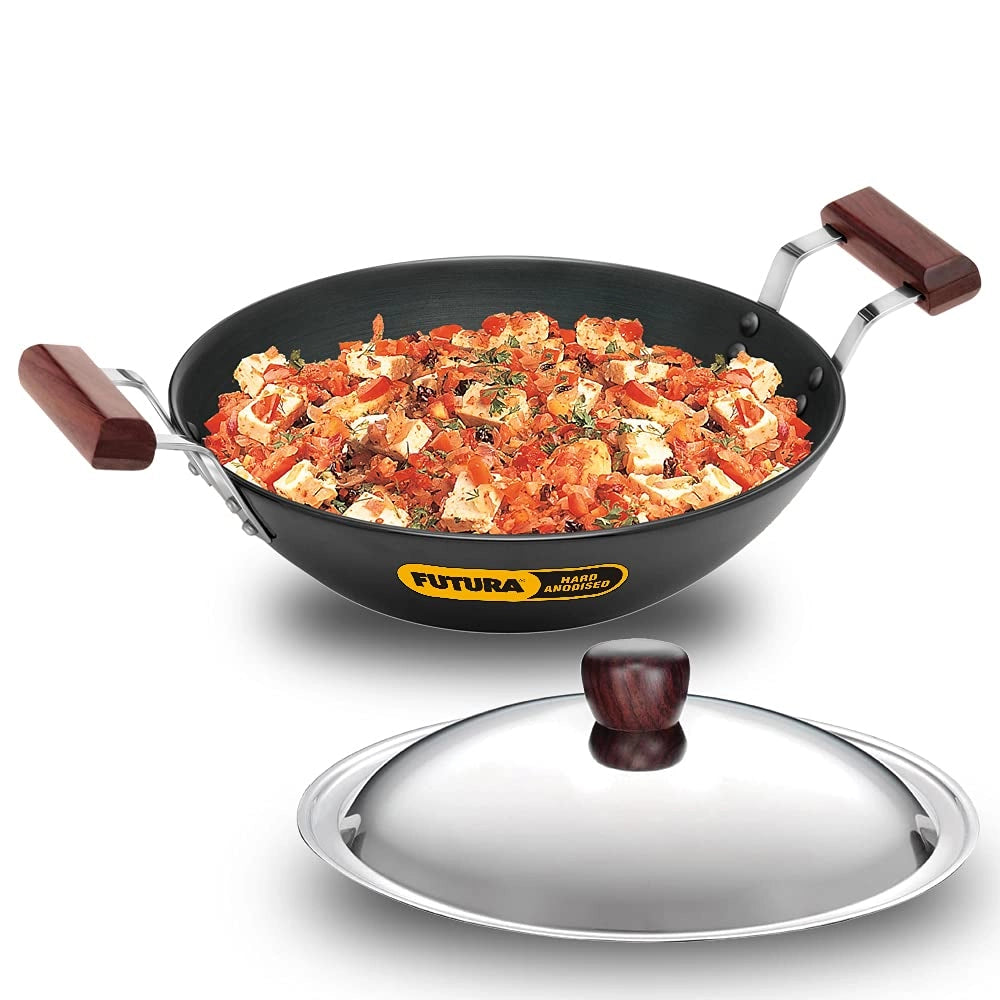 Hawkins Deep-Fry Pans Hard Anodised (Black)