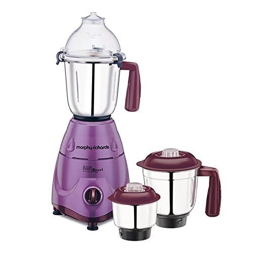 Morphy Richards Icon Royal Sapphire 600 W 3 Jar Mixer Grinder