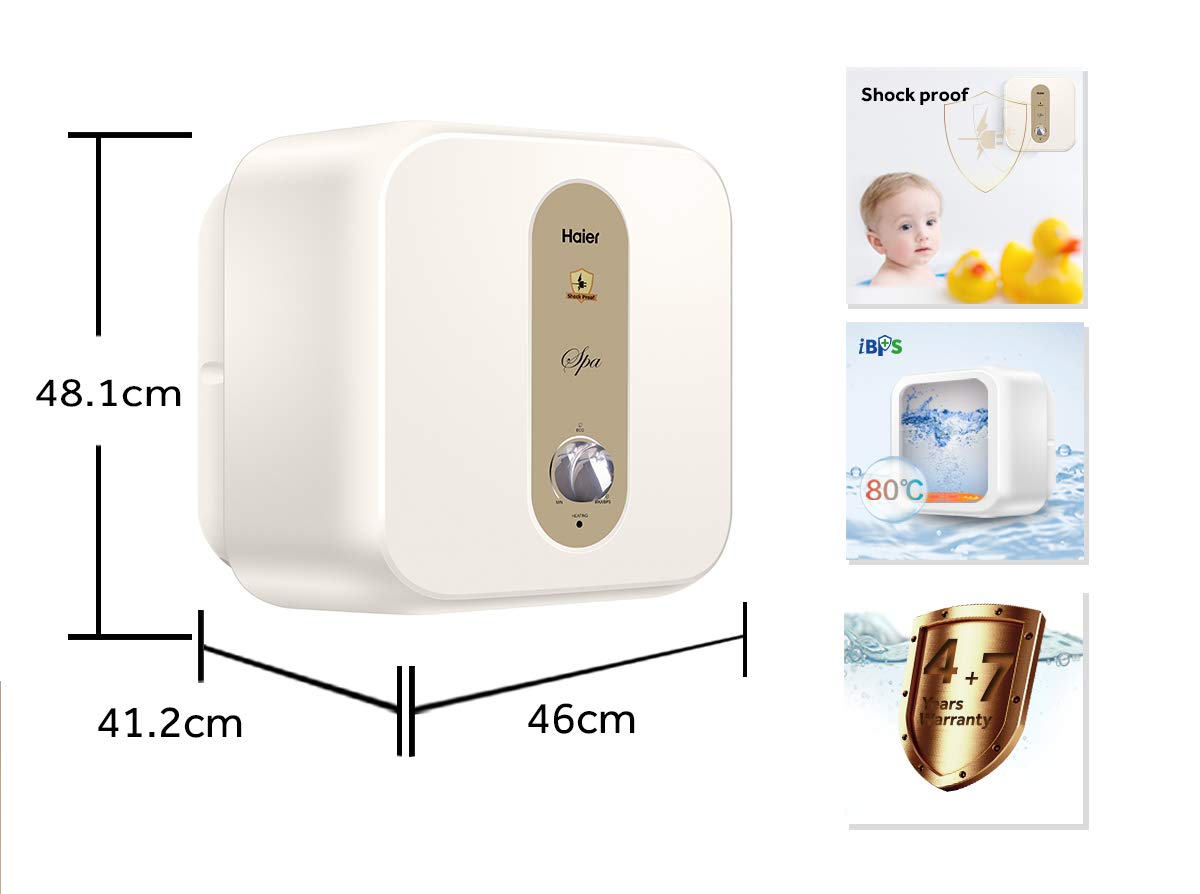 Haier (ES25V-EC-S1) Electric Storage 25 Litre Vertical UMC tank ,(White)