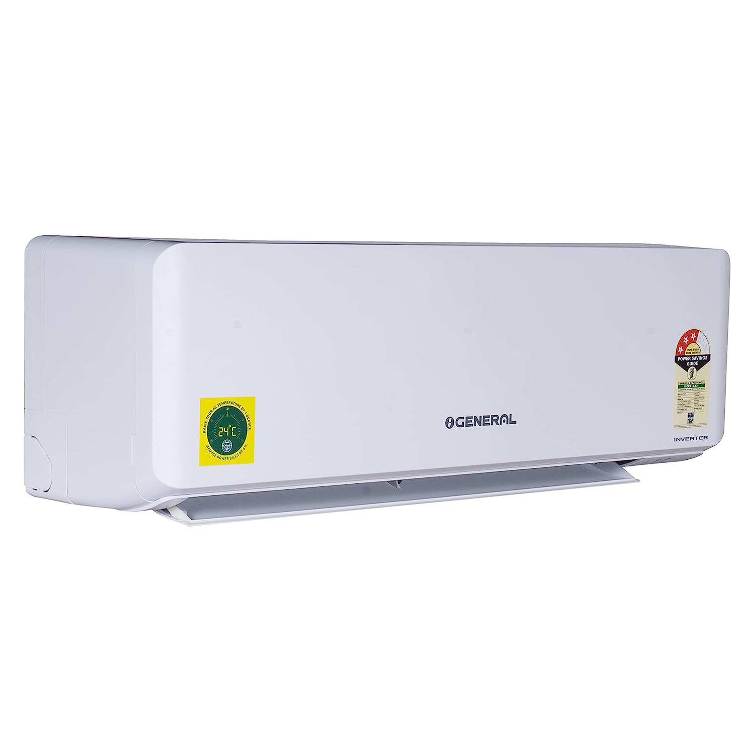 O-General 1.5 Ton 3 Star Inverter Split Air Conditioner (CPTA Technology) - White (ASGG18CPTB-B, Copper Condenser)