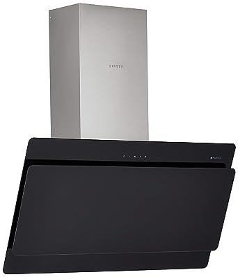 Faber 90 cm 1095 m³/hr angular Kitchen Chimney (HOOD COCKTAIL 3D T2S2 BK TC LTW 90, Cassette Filter, Touch Control, Black)