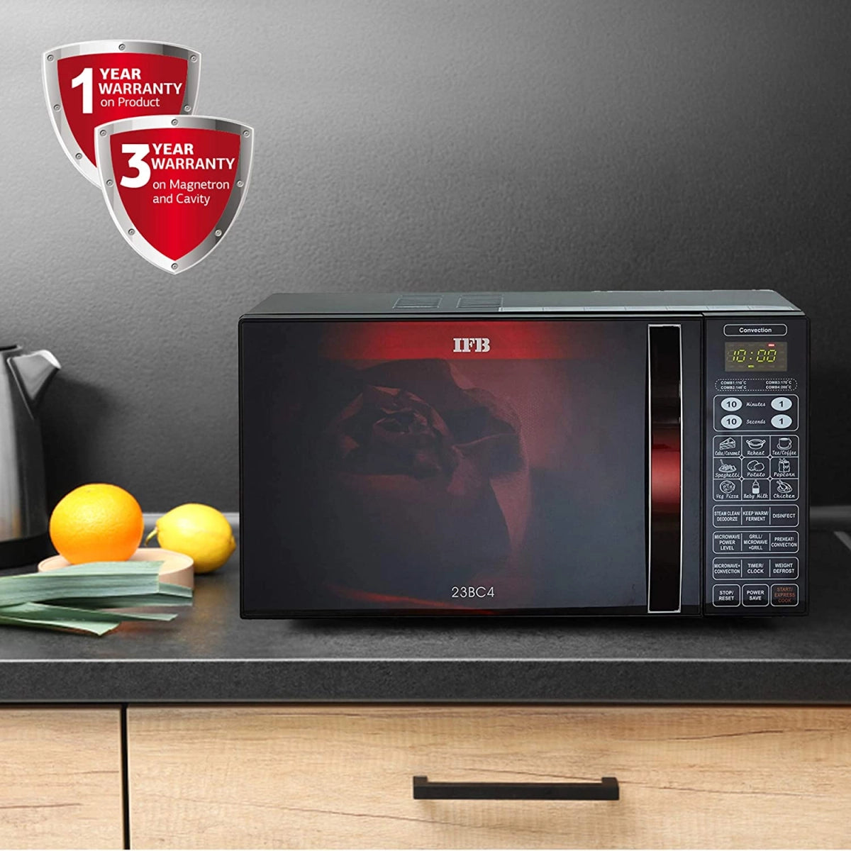 IFB 23 L Convection Microwave Oven - 23BC5 , Black