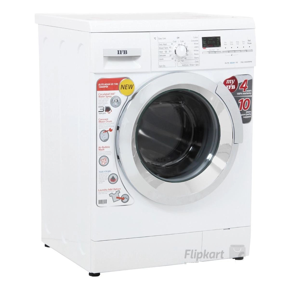 IFB 7 kg Fully-Automatic Front Loading Washing Machine (Elite Aqua VX )