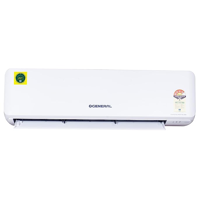 O-General 2.0 Ton 4 Star EFFICIENT & TROPICAL INVERTER Split Air Conditioner - White (ASGG24CPTB-B, Copper Condenser)