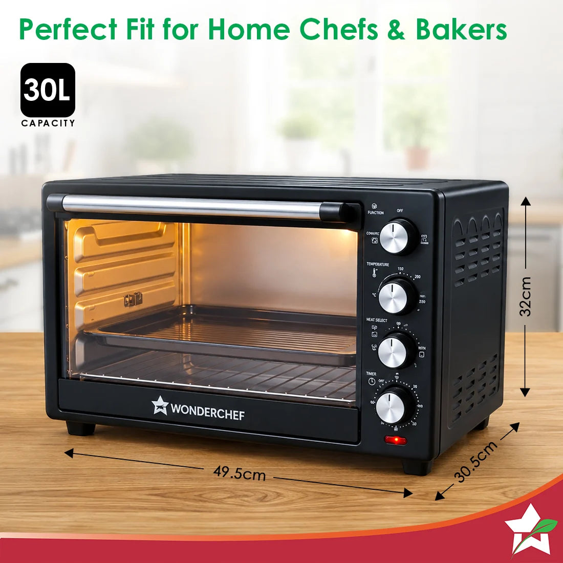 Wonderchef 63155198 30 L OTG Oven Black