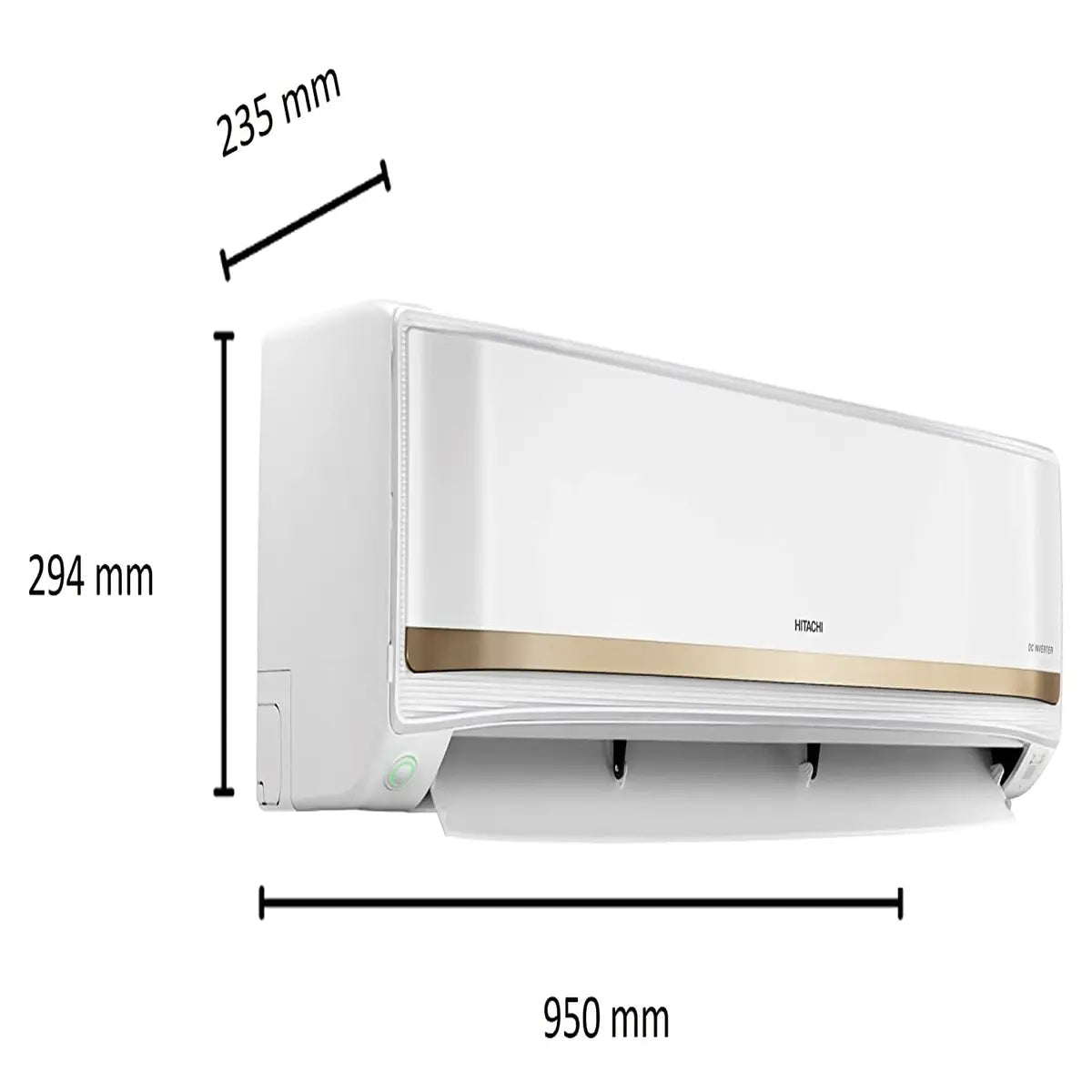 Hitachi 1.5 Ton 3 Star Split AC ( iZen 3400FXL, G318PCAISF, Dual Gold)