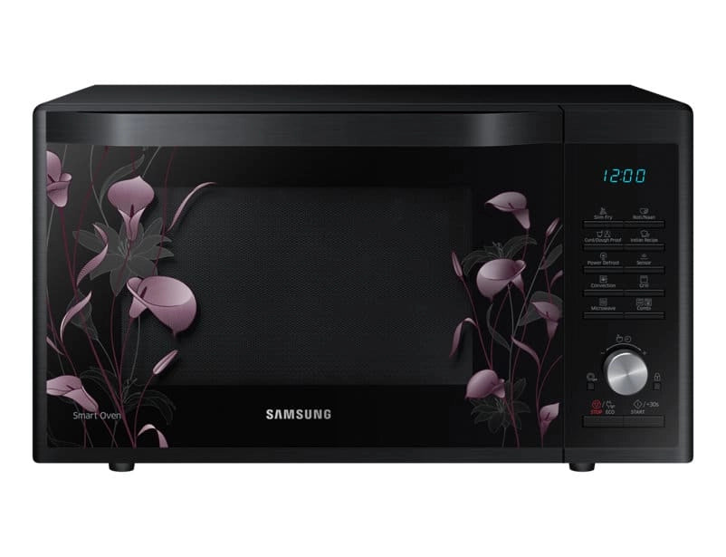 Samsung 32 L Convection Microwave Oven (MC32J7055VB/TL, Black Floral)