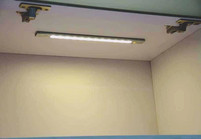 Inox Inner Cabinet Concealed Light
