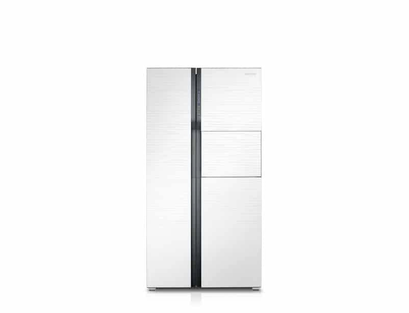 Samsung 604 L Frost-Free Side-by-Side Refrigerator (RS55K52A01J/TL, Silver)
