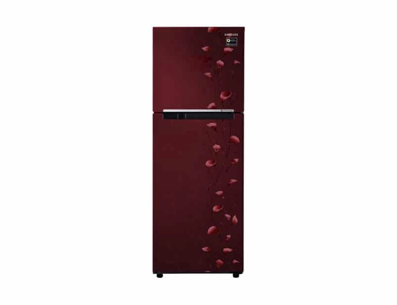 Samsung 253 L Frost Free Double Door 2 Star Refrigerator (Tender Lily Red, RT28M3022RZ/NL)