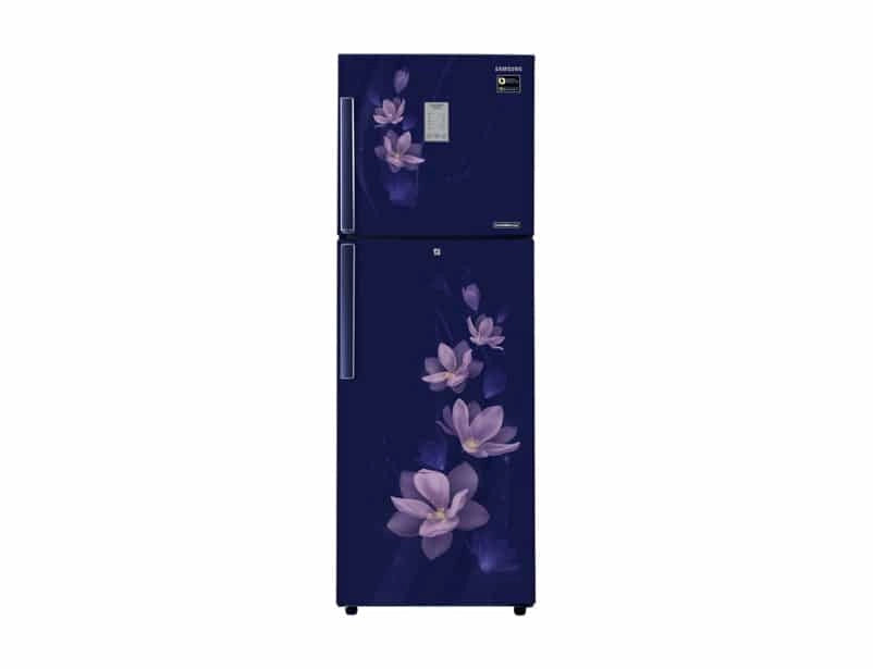 Samsung 275 L Frost Free Double Door 4 Star Refrigerator (Magnolia Blue, RT30M3954U7)