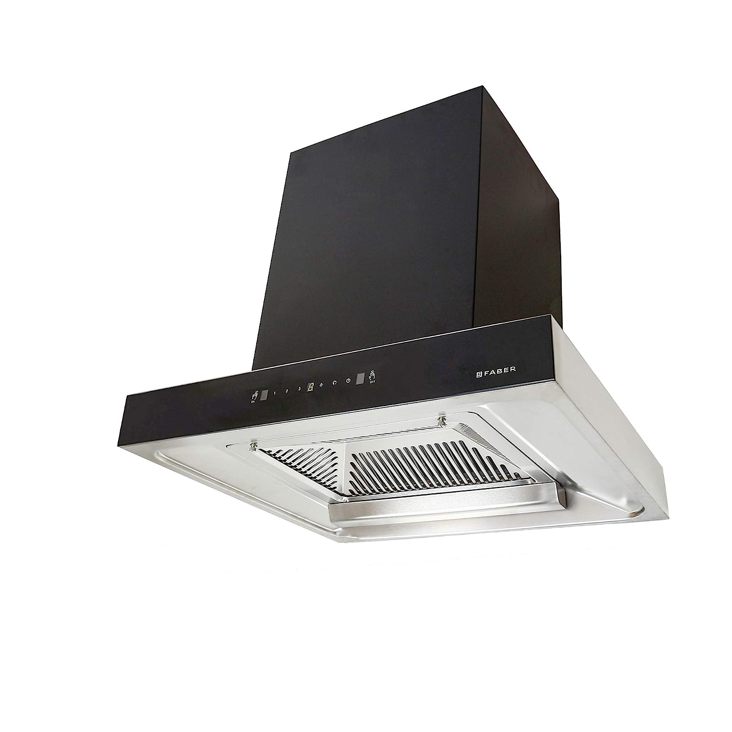 Faber 60 cm 1350 m3/hr Auto-Clean box-type Kitchen Chimney (HOOD JUPITER HC SC 60, Filterless technology, TC, BK)