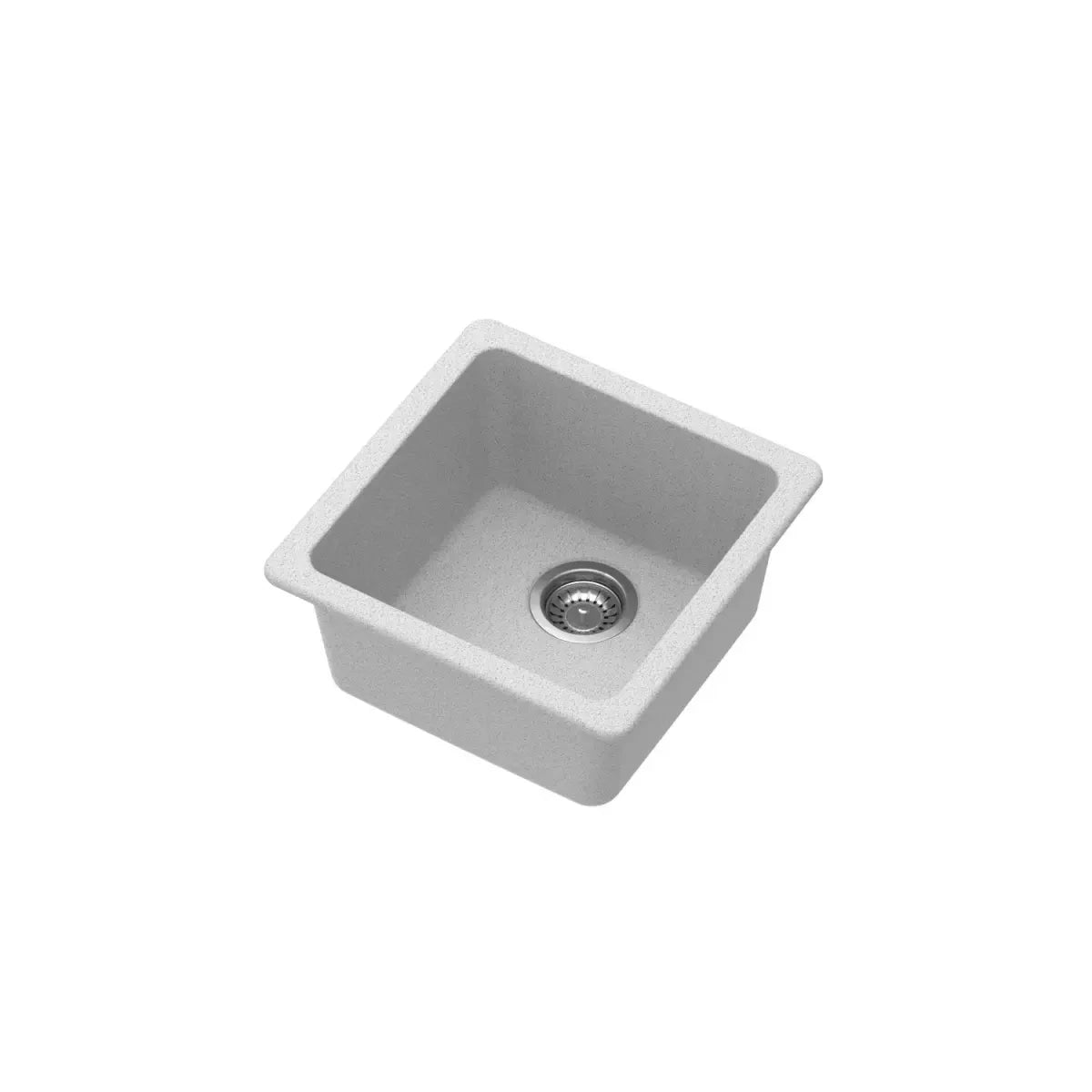 Carysil Neo Salsa Single Bowl 17x17 Kitchen Sink - Granite metalic neva