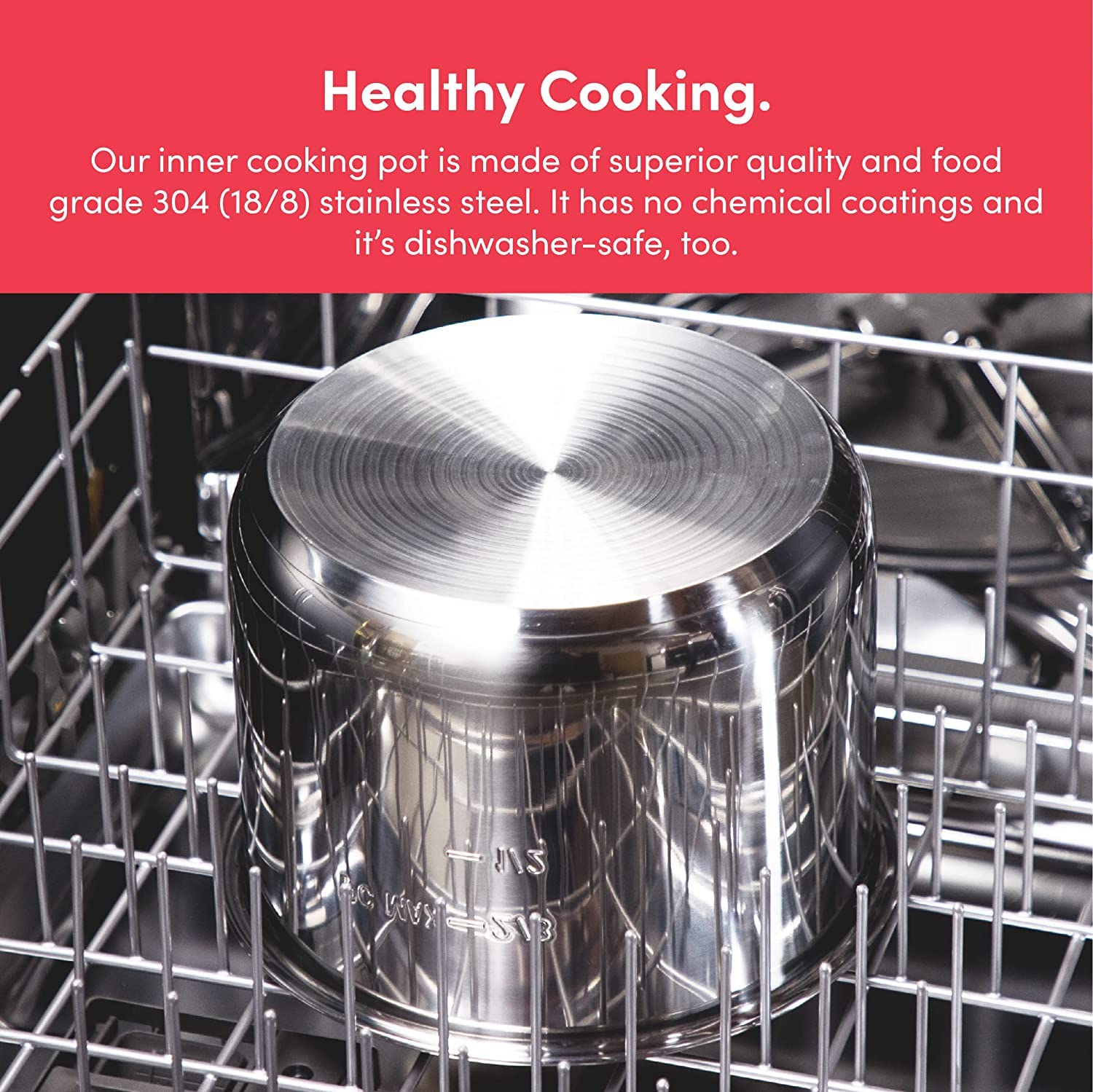Nutricook Smart Pot 1000W: 9-in-1 Electric Pressure Cooker with Smart Lid