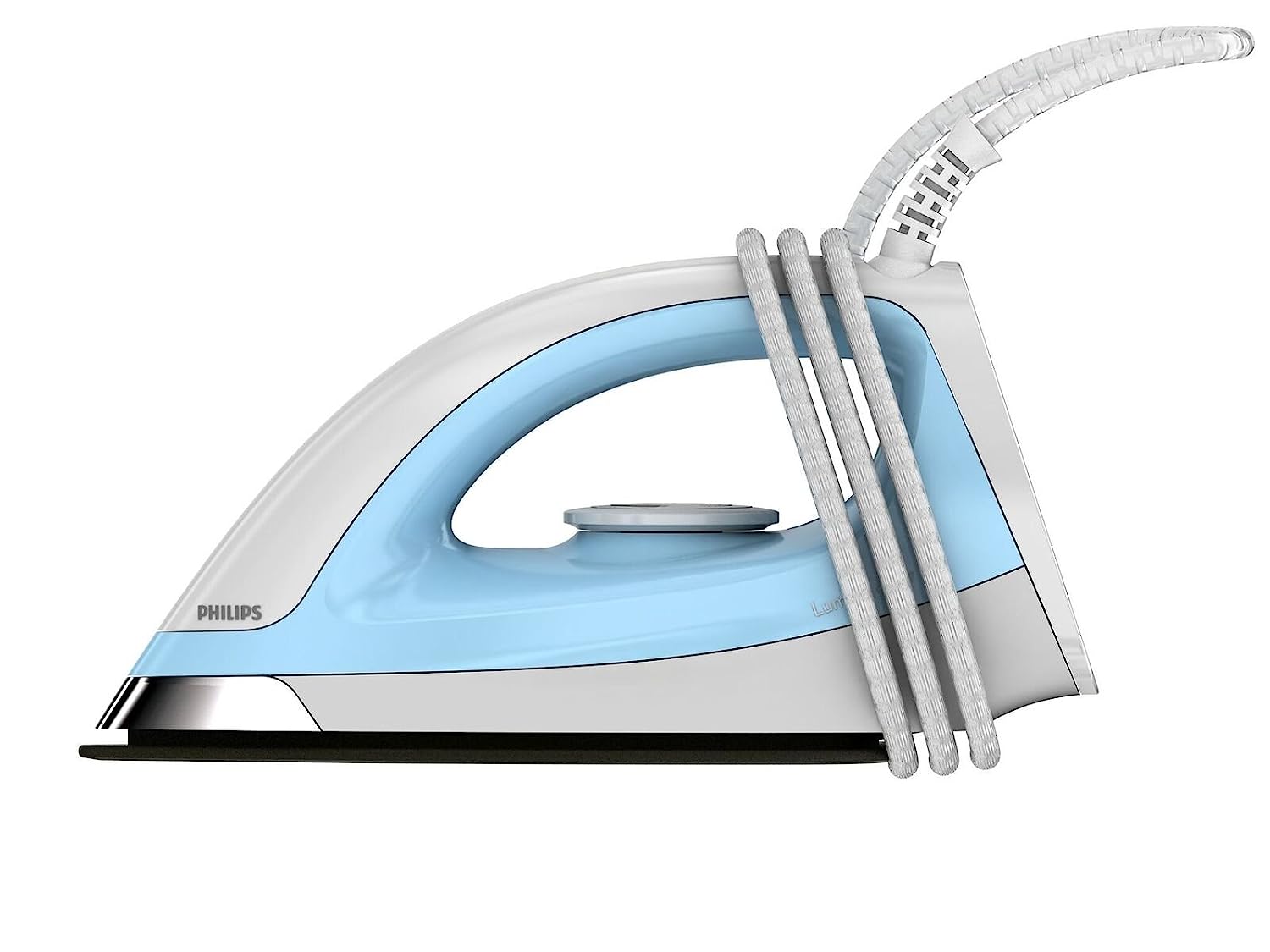 Philips GC157/02 1100-Watt Dry Iron (White/Blue)
