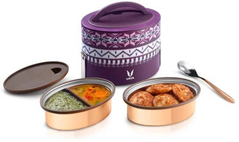 Vaya Tyffyn 600ml Wool w/o BagMat 2 Containers Lunch Box (600 ml)
