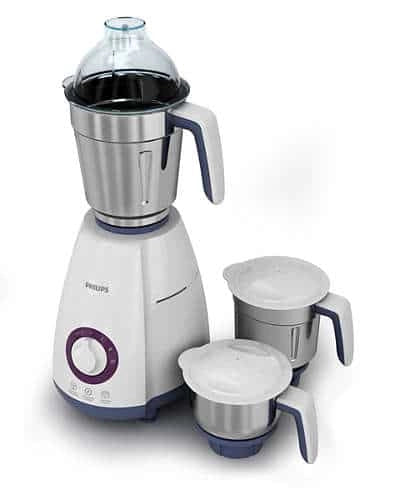 Philips Hl1645 750-watt 4 Jar Vertical Mixer Grinder and Blender Jar with Fruit Filter, Blue
