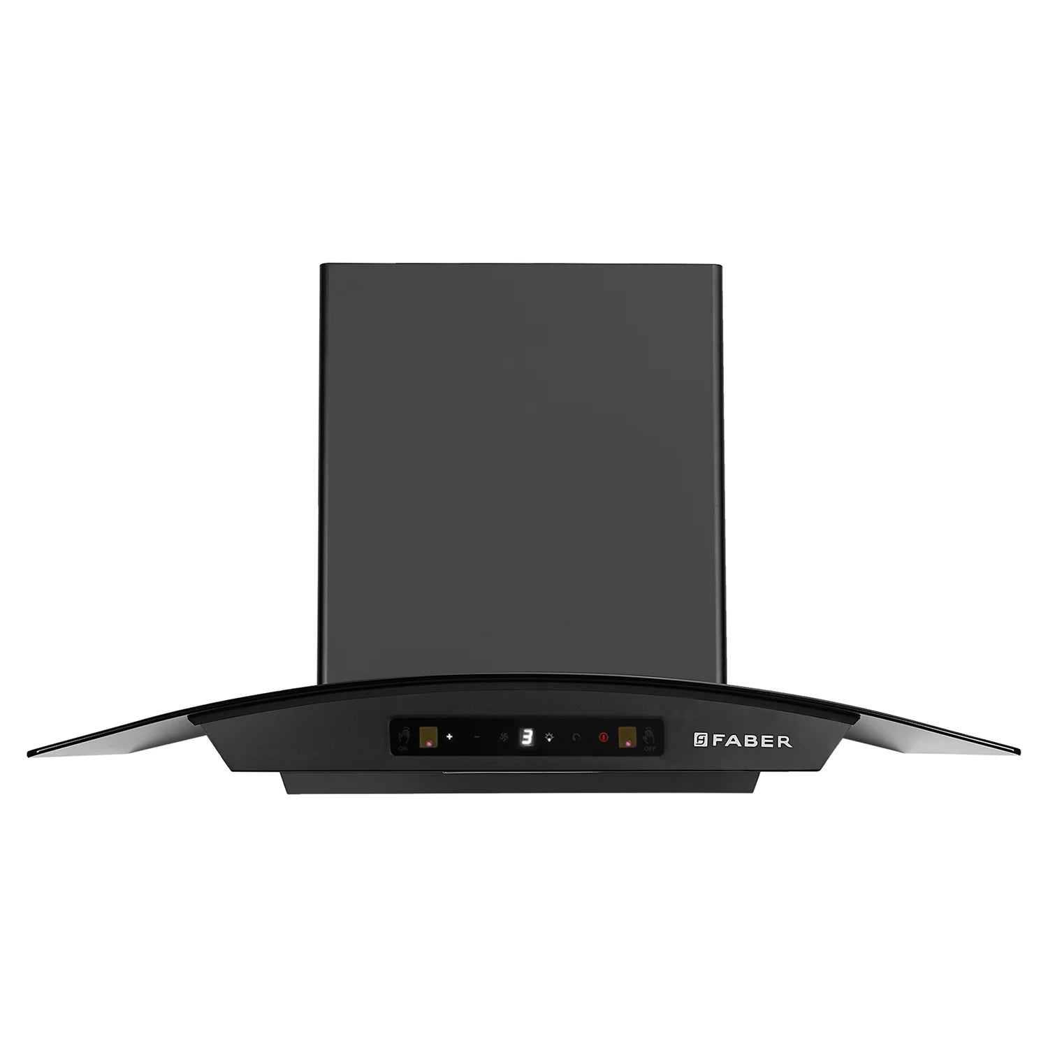 Faber Hood Zeal BLDC HC SC FL BK IN 75 - C – 75cm Kitchen Chimney, 1500 m³/hr Suction & Heat Auto Clean