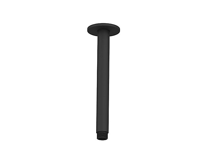 kohler K-22447IN-BL Ceiling mount shower arm in matte black