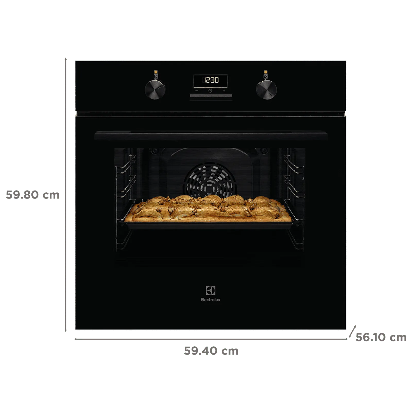 Electrolux KOIGH00KA UltimateTaste 500 60cm Built-in Single Oven - 72L Cap.