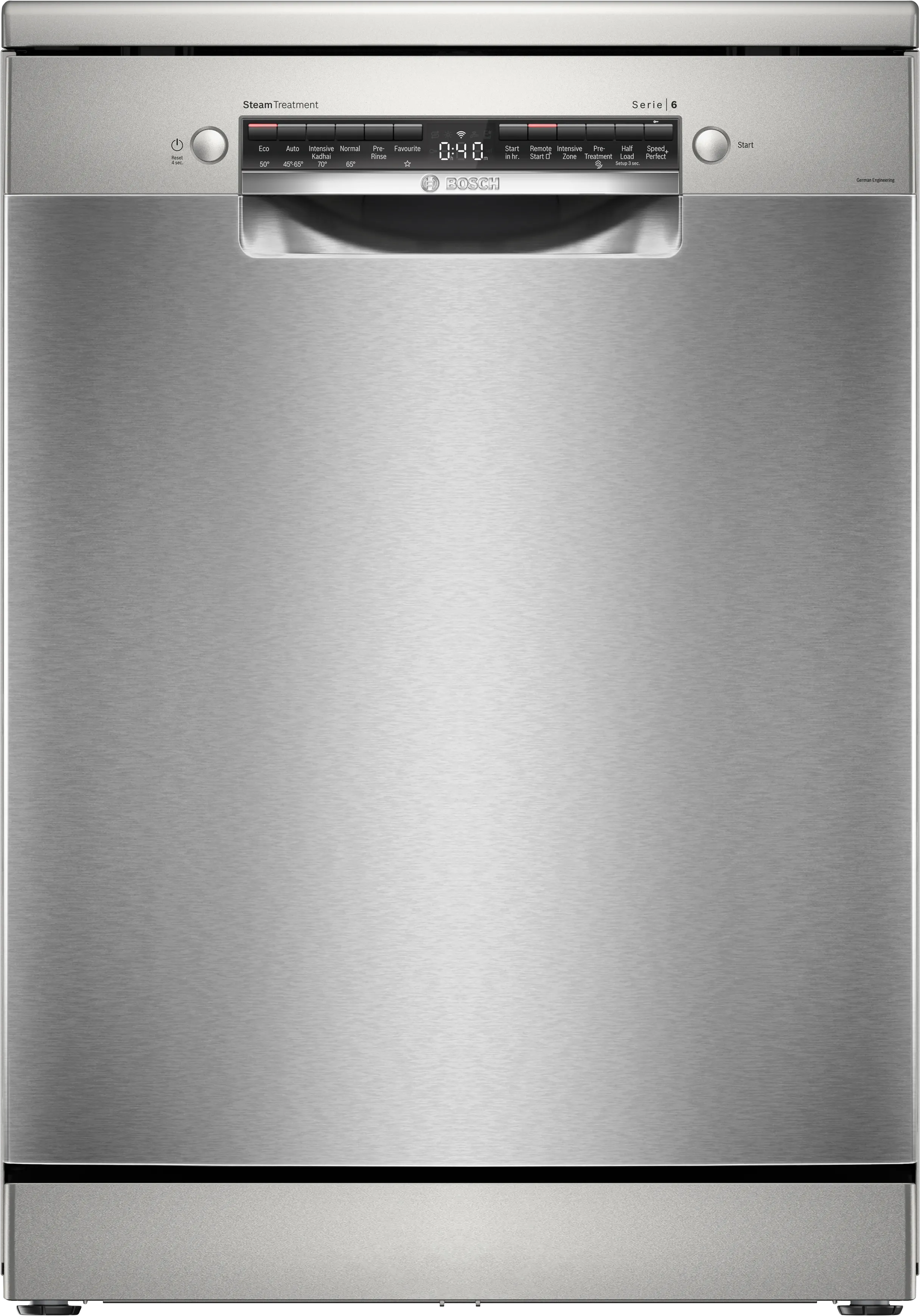 Bosch SMS6HMI00I Series 6 Bosch free-standing dishwasher 60 cm Brushed steel anti-fingerprint