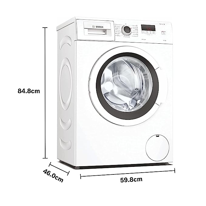 Bosch 6Kg 5 Star Touch Control Fully Automaic Front Loading Washing Machine With Heater (WLJ 16061IN, White)