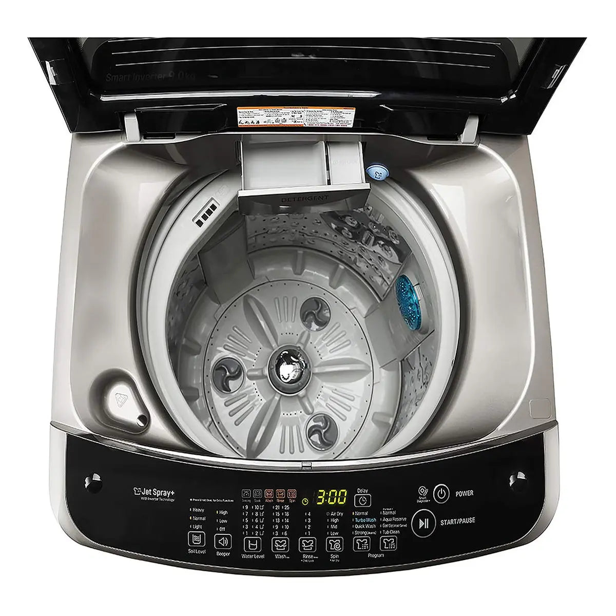 LG 7.0 Kg Inverter Fully-Automatic Top Loading Washing Machine (T8077NEDL5, STS-VCM)
