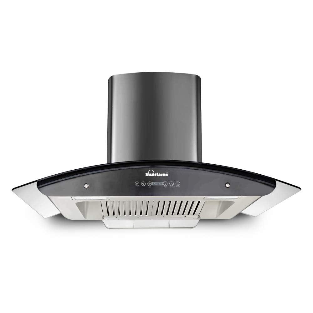 Sunflame CH ACE 90 DX-T Auto Clean Wall Mounted Chimney (Black 1230 CMH)