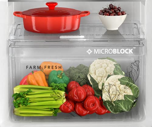 Whirlpool 340 L 3 Star with Inverter Double Door Refrigerator with Adaptive intelligence technology (IF INV CNV 355 COOL ILLUSIA 3S, Cool Illusia Steel, Convertible, 2022 Model)