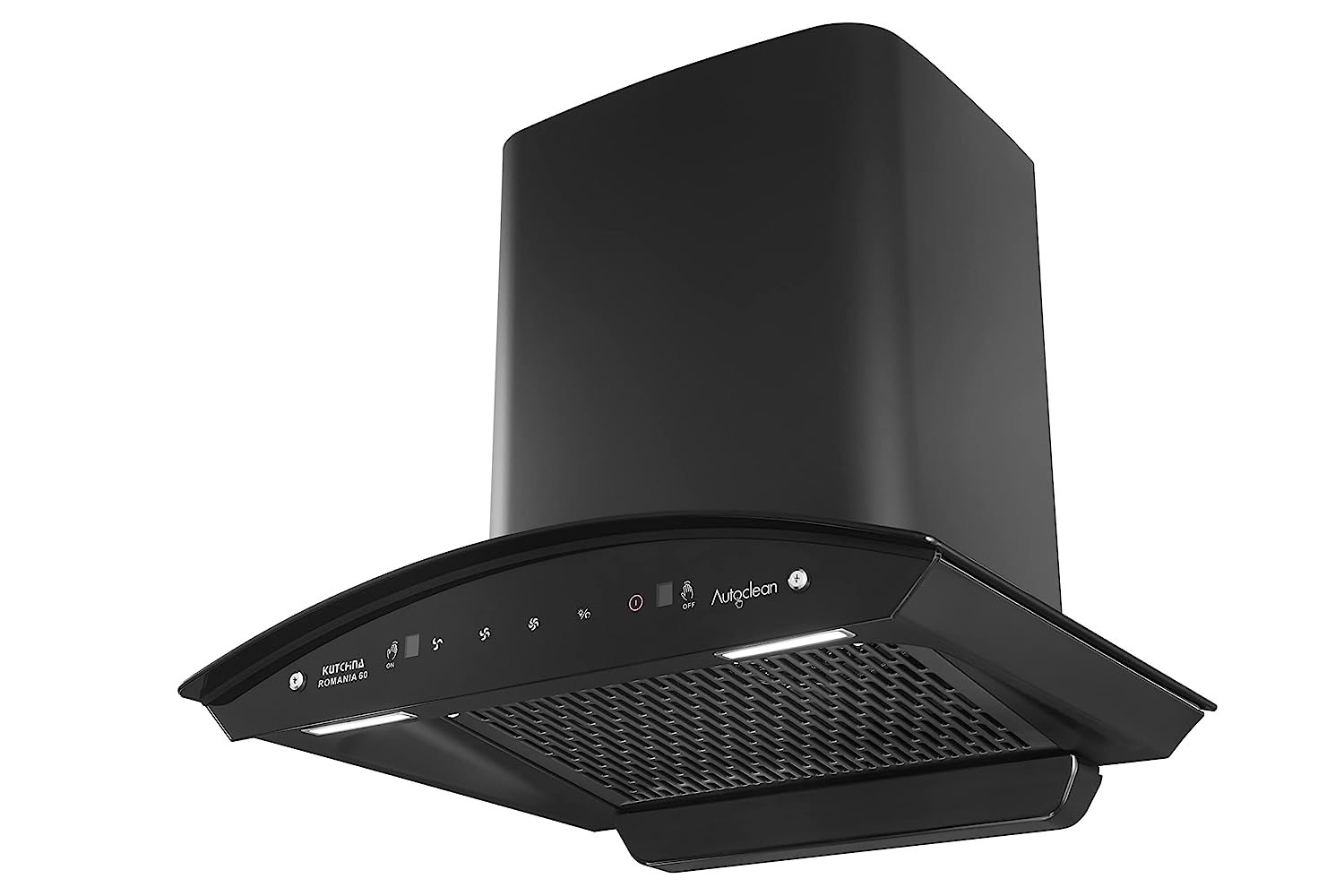 Kutchina Kitchen Chimney ROMANIA 60 cm a chimni for Kitchen autoclean Function and a Chimney with 60 cm autoclean Technology with 1200 Suction Capacity Best Suited as Kitchen Chimney for Home