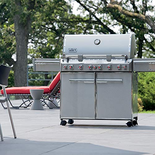 Weber Summit 7370001 S-670 Stainless-Steel 769-Square-Inch 60,800-BTU Liquid-Propane Gas Grill
