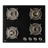 KAFF INF 60 4 Tempered Glass Top 4 Burner Electric Hob in Black - Automatic