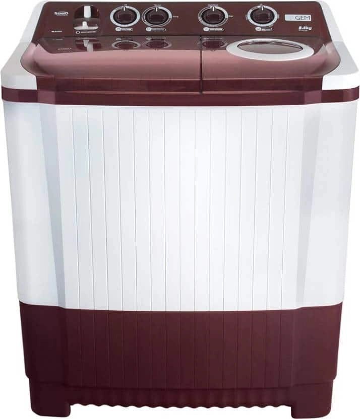 GEM 8.5 kg Semi Automatic Top Load Washing Machine (GWM-105BR)