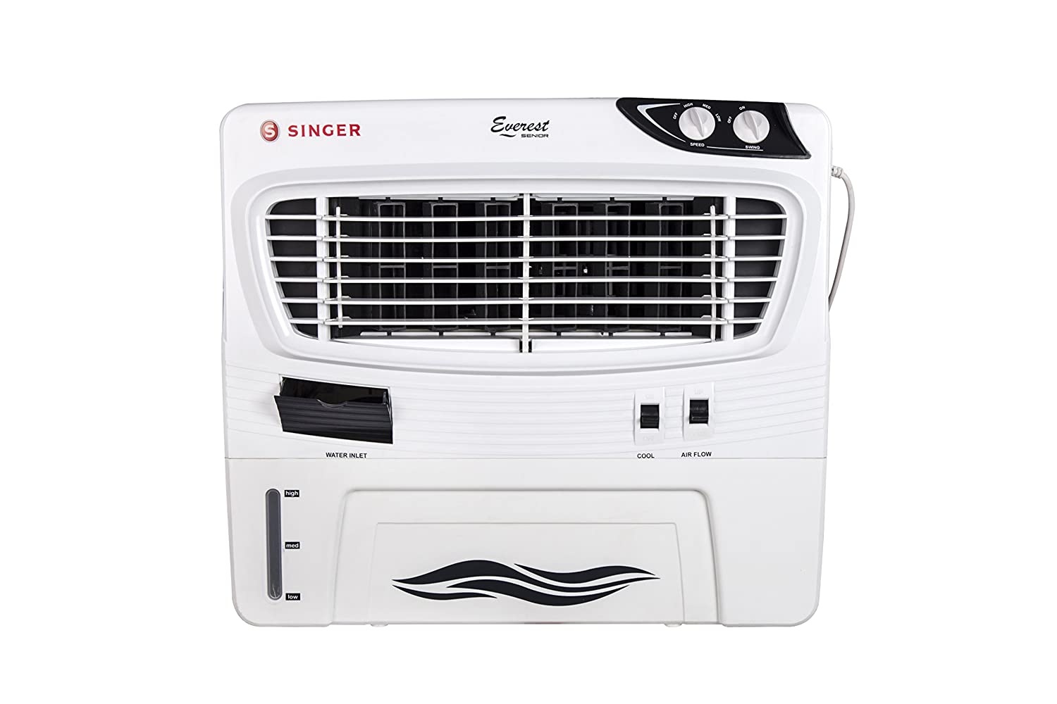 Singer Everest Senior 50-Litre Window Cooler (White), Standard
