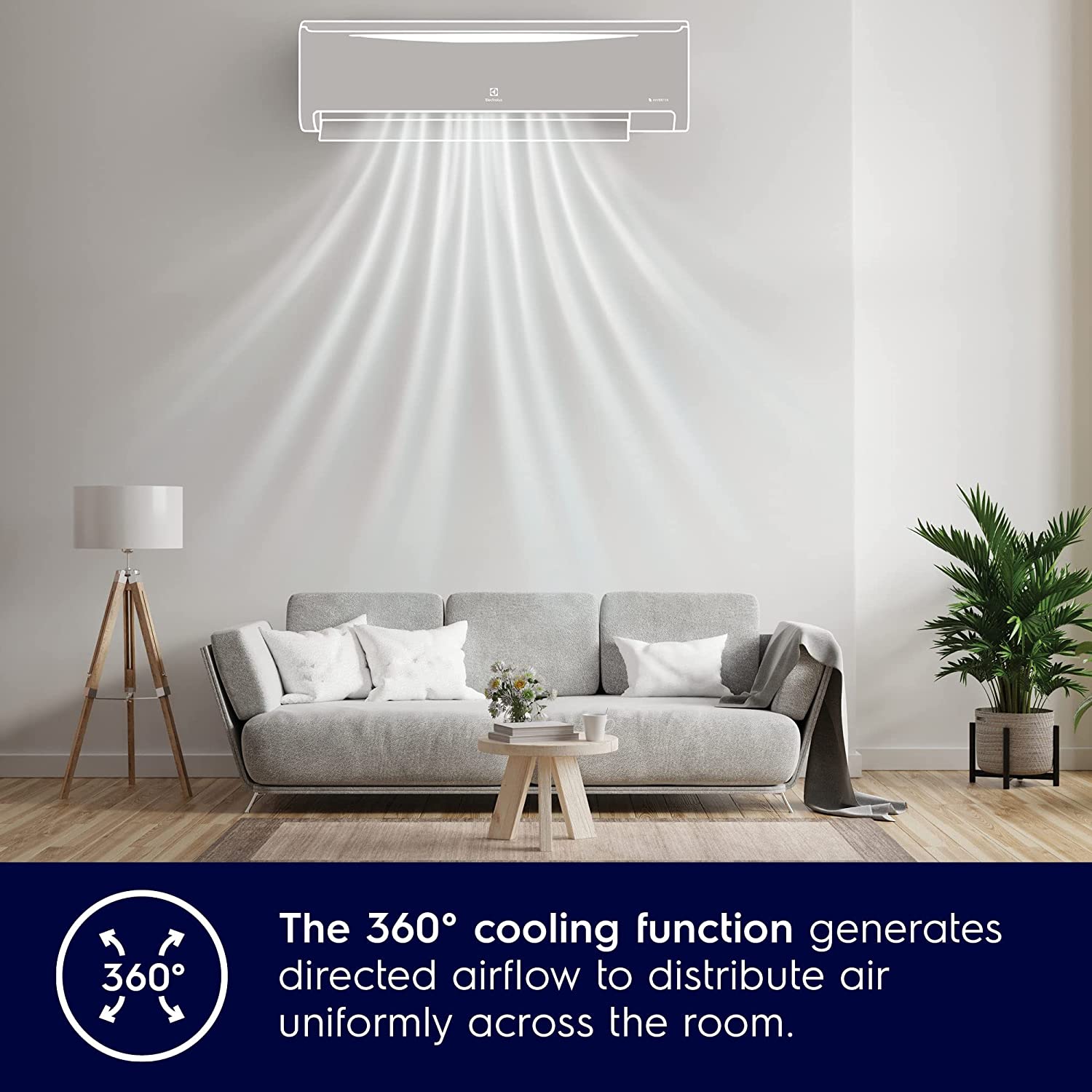 Electrolux ESV123C1AA 1 Ton Ultimate Home 300  inverter air conditioner for  rooms upto 161ft2
