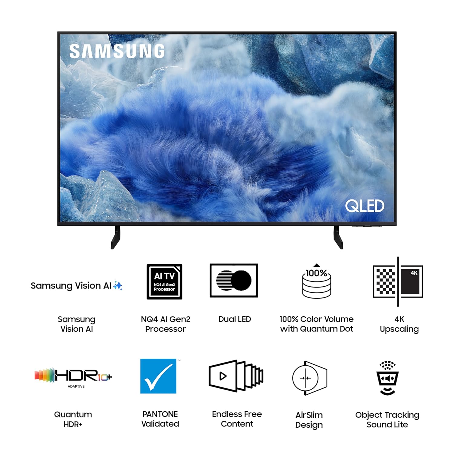 Samsung 55 4K Ultra HD QLED Smart TV QA55Q8FAAULXL (Black)