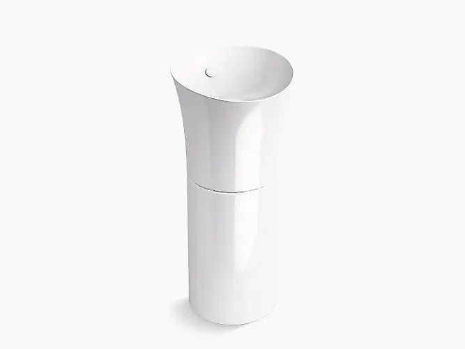 Kohler Pedestal Basin K-20701-0 without faucet hole White 406mm x 406mm