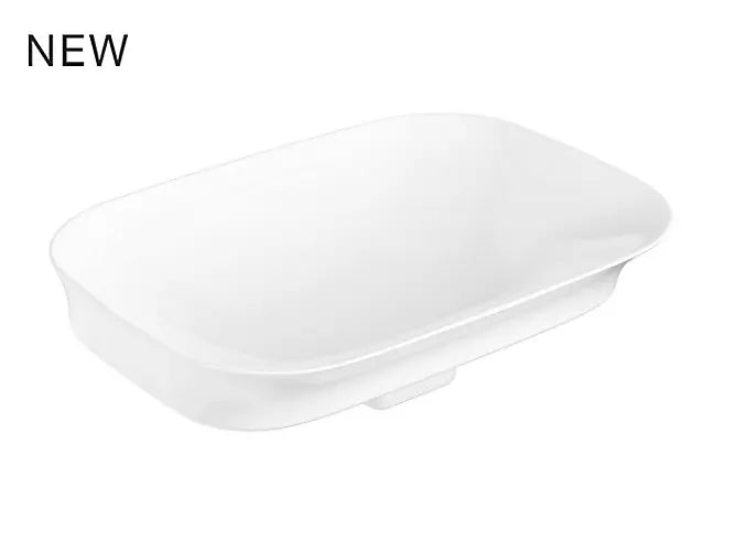 Kohler Basin K-28784IN-0 (Vive Geo) vessel basin without faucet hole White 550mm