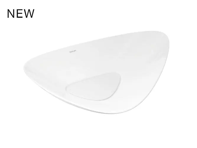 Kohler Basin K-31343IN-SS-0 (Nysa) 630mm vessel basin without faucet hole White