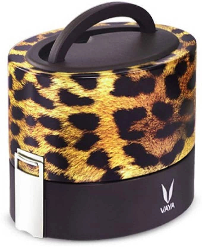 Vaya Cheetah 600ml w/o BagMat 2 Containers Lunch Box (600 ml)